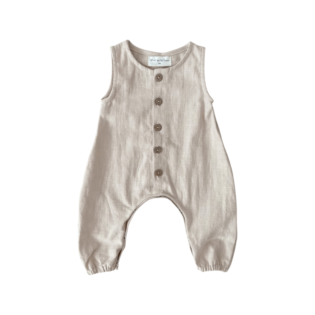 Romper - Oatmeal
